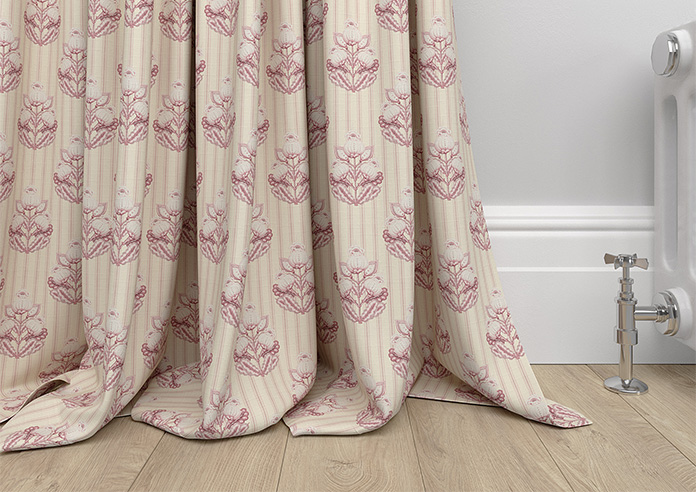 Midford, Mantels Stripe Rosies Pink - Made to Measure Curtains - Image 6
